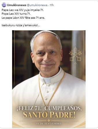 Cumpleaños de León XIV