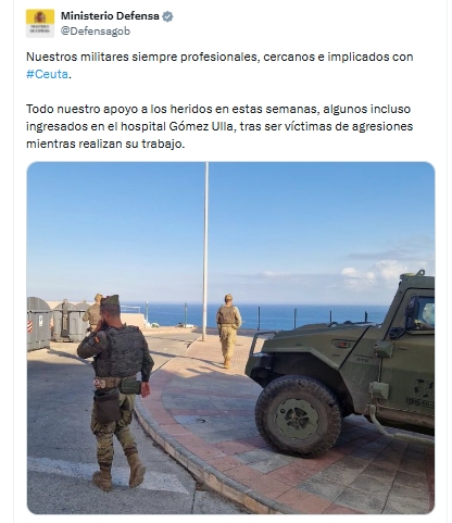 Militares en Ceuta