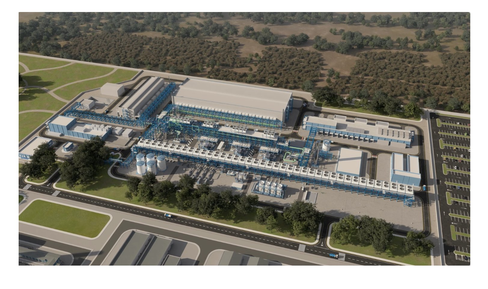 Primera planta del Valle Andaluz del Hidrógeno Verde, de 300 MW de electrólisis