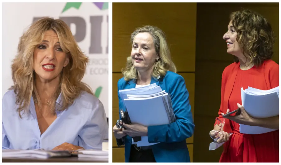 Yolanda Díaz se libra de Calviño, pero tiene nueva adversaria: María Jesús Montero bloquea la Reforma Laboral