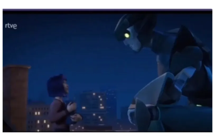 RTVE: 'Transformers: la chispa de la Tierra": un robot a una niña: "Sé que estoy a salvo cuando estoy entre mis 'amigues' u otra gente no binaria"