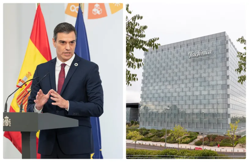 Aquí mando yo. Sánchez se gasta 2.065 millones de nuestro dinero en comprar el 10% de Telefónica