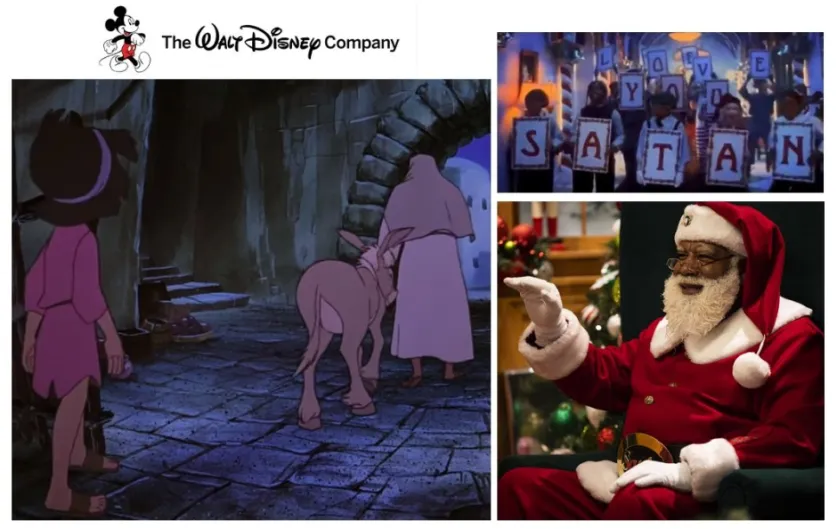 Disney no oculta su deriva progre ni en Navidad: ha pasado de ‘El pequeño’ a declarar su amor a Satán y al Papá Noel afrodescendiente