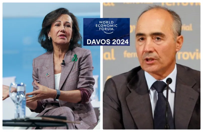 Davos. Galán (Iberdrola) y Rafael del Pino (Ferrovial) sí acuden a la reunión empresarial con Sánchez... y ahora es Ana Botín quien hace pellas