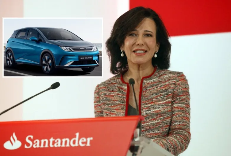 El Santander colabora en la colonización china a través del coche eléctrico y obvia la falta de reciprocidad