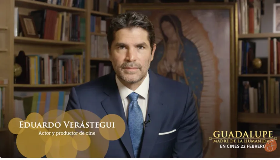 Eduardo Verástegui anima a ver 'Guadalupe, Madre de la humanidad', "una película que va a tocar tu corazón"