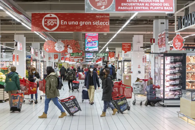 España, peor que Europa: la tasa de inflación de la eurozona se quedó en el 2,8%, la subyacente en el 3,3% y los alimentos subieron un 6,9%