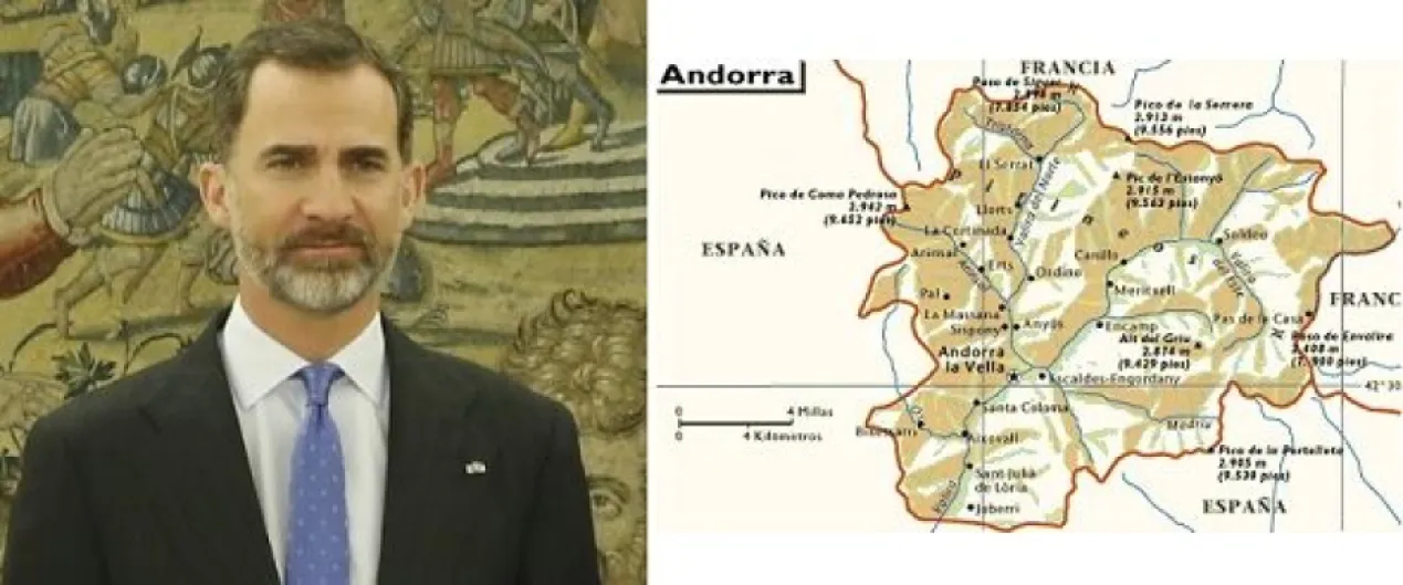 Para que el rey de España sea copríncipe de Andorra se debe modificar la Constitución del Principado