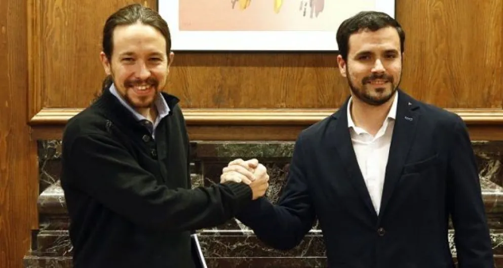 El 'Frente Popular' se mueve: Iglesias y Garzón trataron en privado una posible alianza electoral