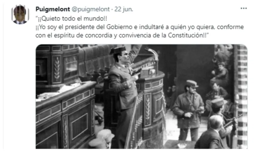 Los indultos del teniente coronel Sánchez