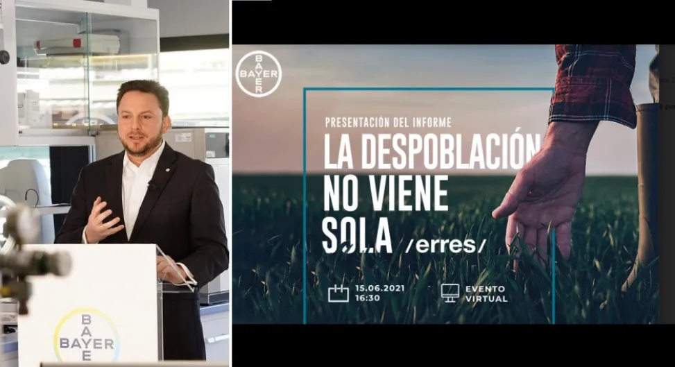 La abortista Bayer patrocina un informe... ¡sobre despoblación! ¿Las ventas de DIU, contraceptivos, etc., con los que Bayer engrosa sus arcas, no será una de las causas?