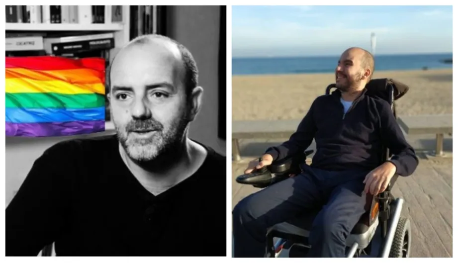 Crueldad progre: el muy artístico creador, Luis Endera, insulta a Jordi Sabaté -enfermo de ELA- por seguir a VOX: «¡Que te follen!»
