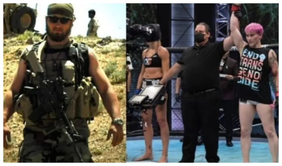 La necedad crece. El luchador-asfixiador transgénero que reivindica 'acabar con el genocidio trans'
