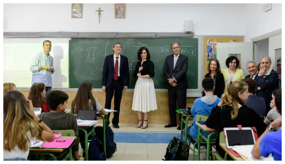 Educación. Ayuso se mantiene firme: apuesta por la libre elección de centro en Madrid a pesar de la Lomloe