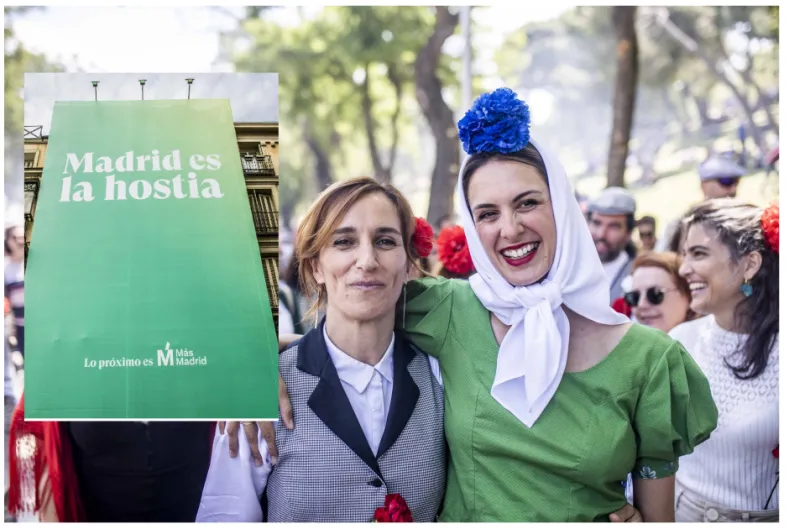 Todo sea por molestar a los cristianos. Campaña de Mónica García y Rita Maestre: 'Madrid es la hostia'