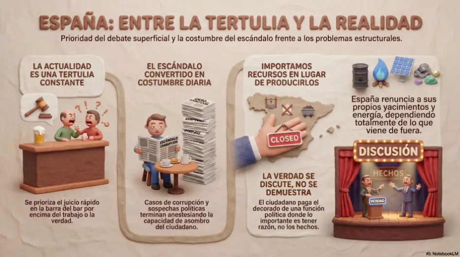 En España la verdad no se demuestra: se discute