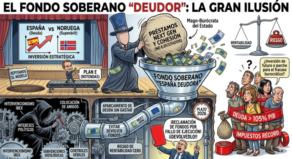 El fondo soberano de España anunciado por Sánchez maniobra políticamente