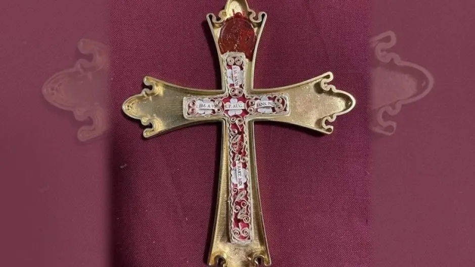 En la cruz pectoral de León XIV se encuentra la reliquia de otro agustino, el beato Anselmo Polanco (1881-1939), obispo de Teruel, asesinado por los republicanos