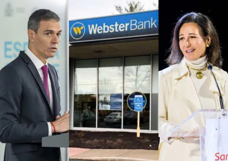La mala imagen de Sánchez en EEUU pone en peligro la compra de Webster por el Santander