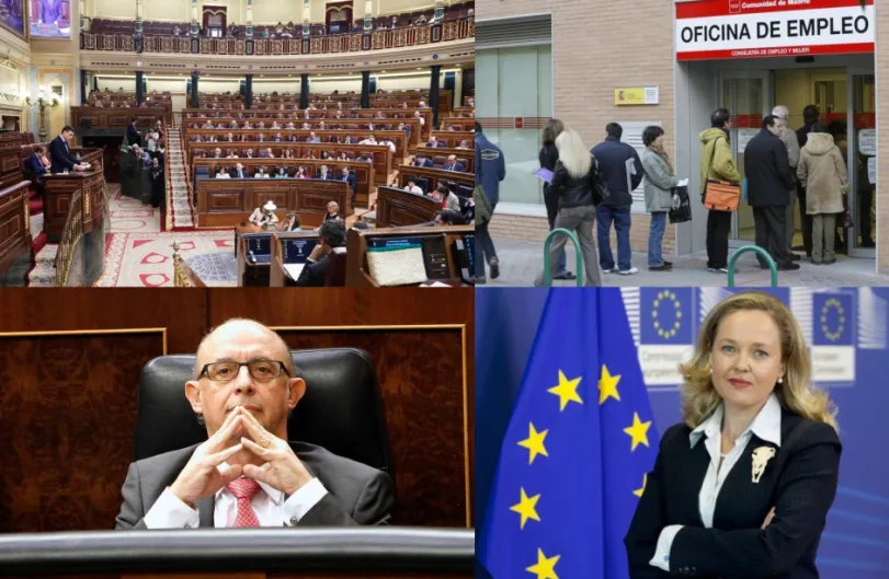 Pinchazo laboral, alerta de desaceleración, Presupuestos en la picota y caos fiscal