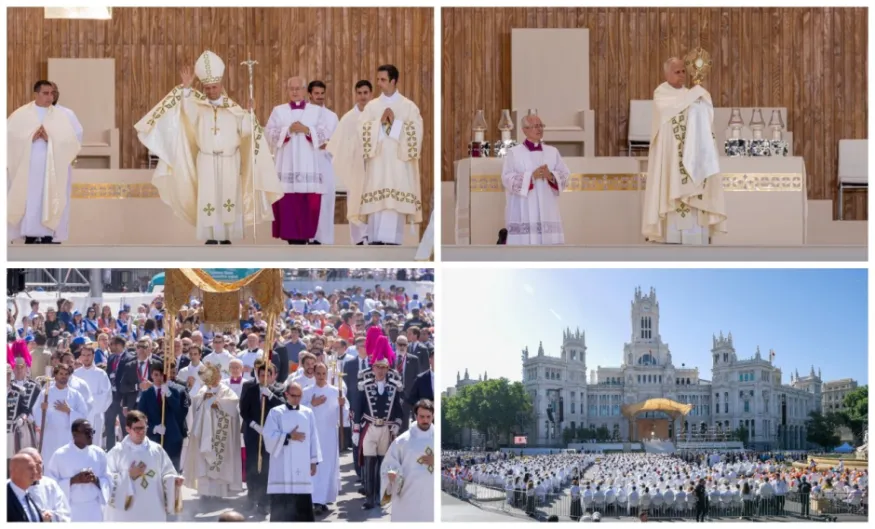 León XIV en España. Cuando el Papa celebró el Corpus en Madrid, en imágenes