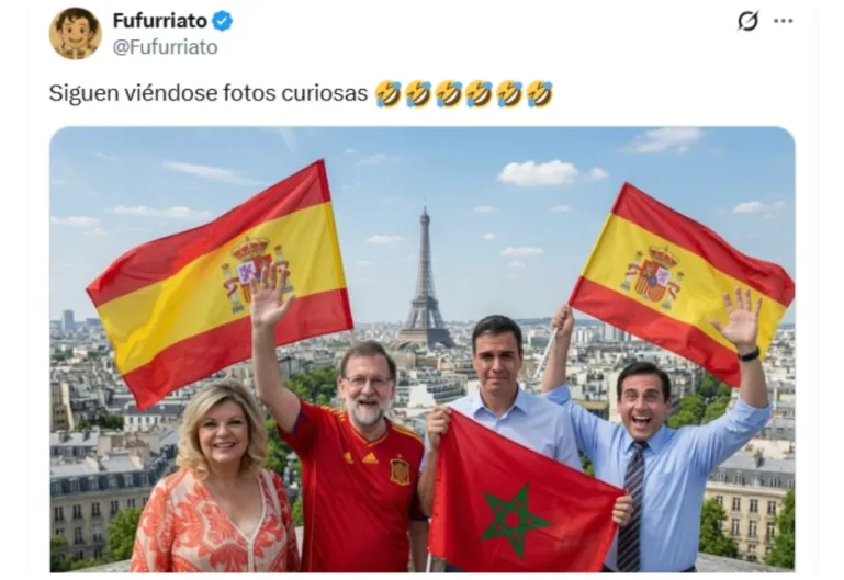 Memes. Pedro se equivocó de bandera... o no