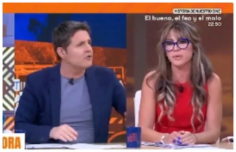RTVE. Una periodista señala en 'Malas lenguas' que los incendios son culpa de la Agenda 2030, que no permite limpiar los montes, y Cintora estalla: "¡Bulos no!"