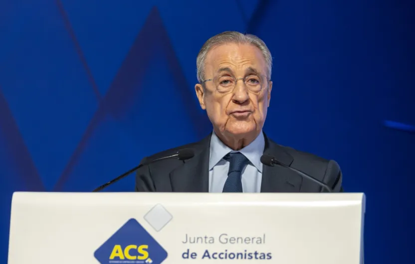 Florentino Pérez no se va de vacaciones: eleva su posición como primer accionista de ACS… a pesar de la fuerte revalorización frente al Ibex