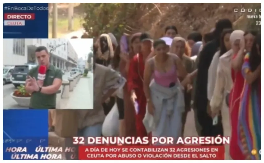 Ceuta.  Juan Sergio Redondo (Vox): "Llegan muchísimas niñas destrozadas a los hospitales"