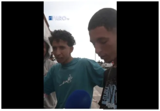 'Menores' que entraron en Ceuta ilegalmente denuncian que los adultos están dentro de los centros de internamiento y ellos "duermen en la calle"
