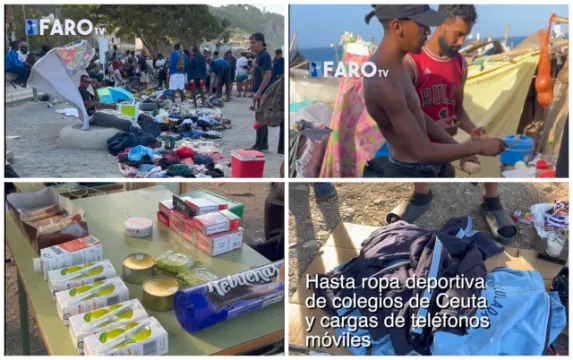 'Mercatrampolín' en Ceuta. Jupol denuncia mafias en Playa Benítez y el Trampolín que cobran los asentamientos al mejor postor