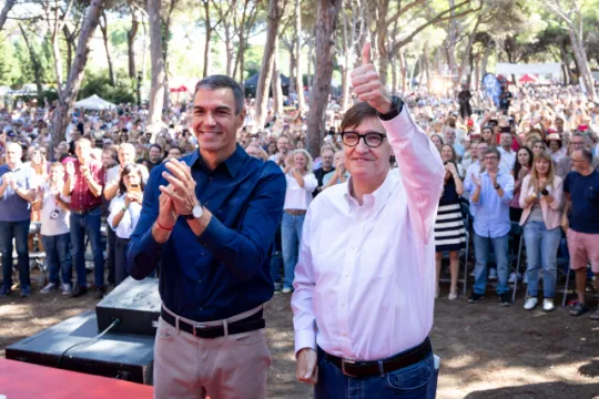 Aquelarre abortista en Barcelona, con el apoyo del Gobierno Sánchez y del católico Illa 