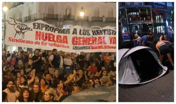 Acampada en la Puerta del Sol: vuelven los perroflautas para legalizar la okupación