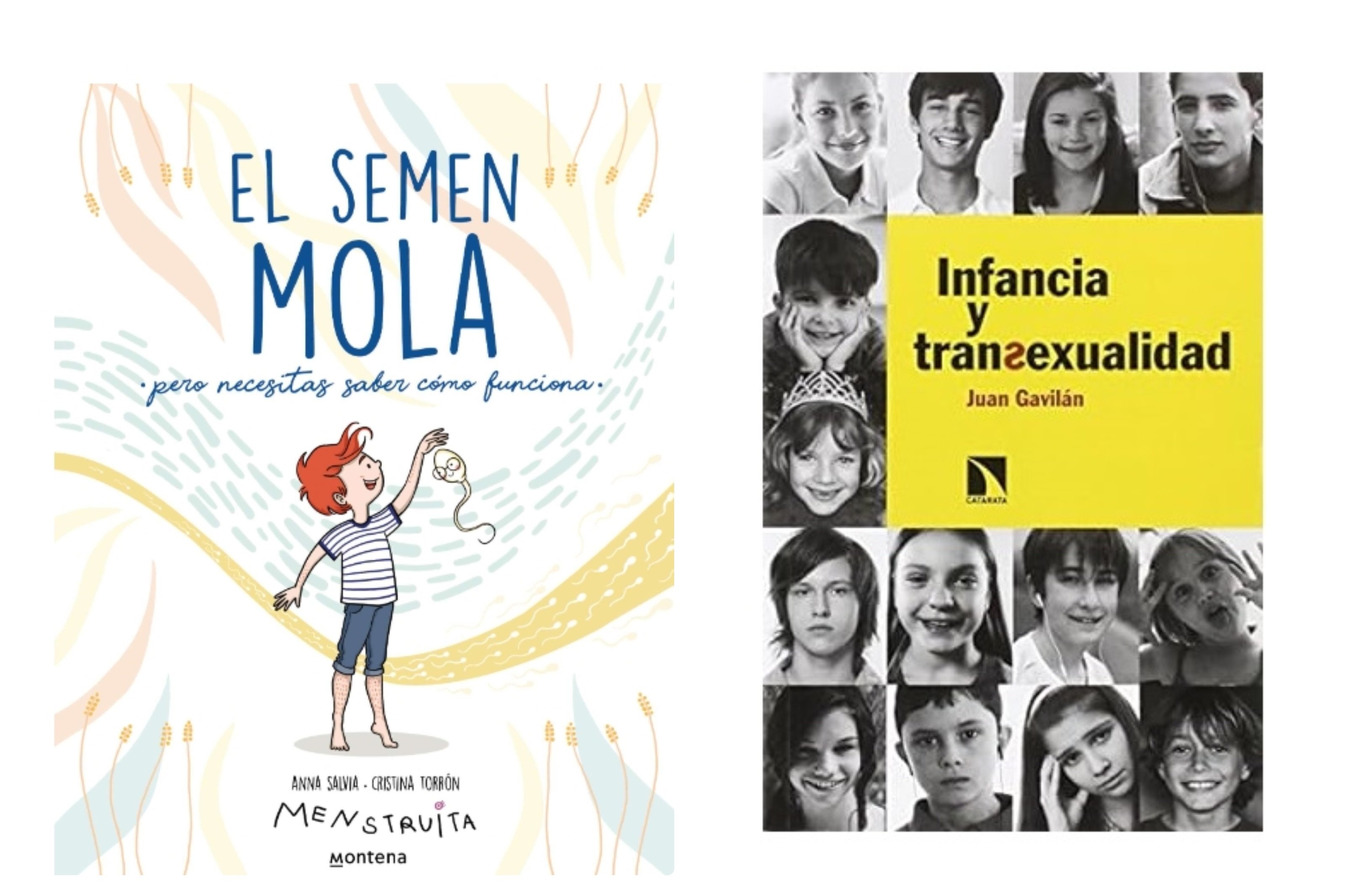 El semen mola' o 'Infancia y transexualidad', los libros 'para