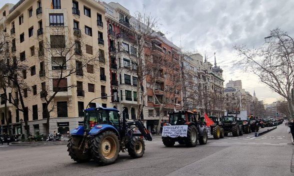 Protestas de tractores en Madrid / Foto: Pablo Moreno
