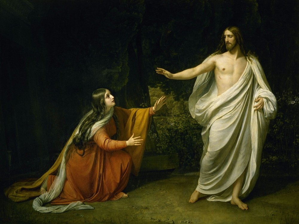 La aparición de Cristo a María Magdalena (Alejandro Andreevich Ivanov)