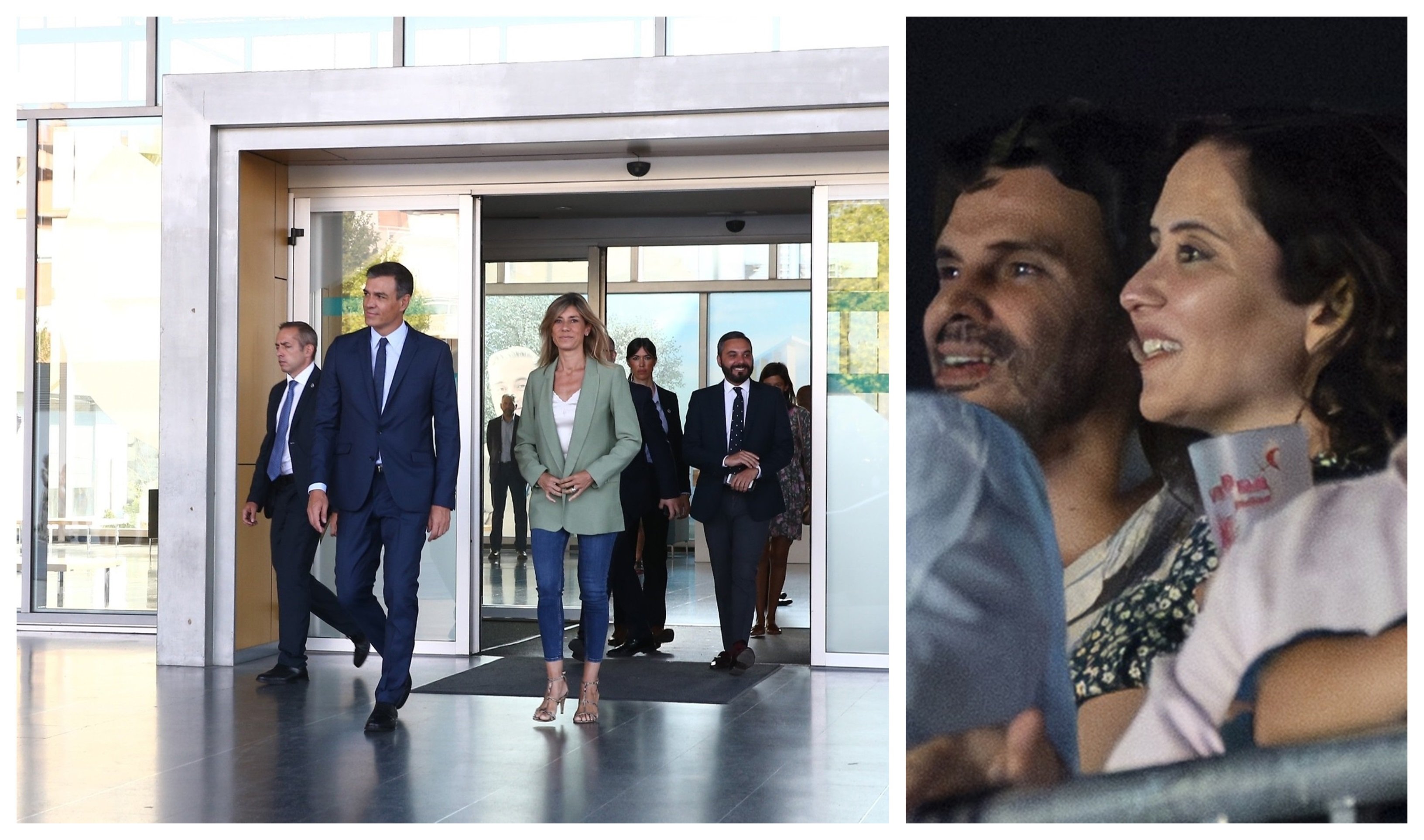 Begoña Gómez y Pedro Sánchez, y Alberto González e Isabel Díaz Ayuso Begoña Gómez y Pedro Sánchez, y Alberto González e Isabel Díaz Ayuso