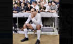 La estrella histórica del Real Madrid, Alfredo Di Stéfano, fumándose un cigarrillo