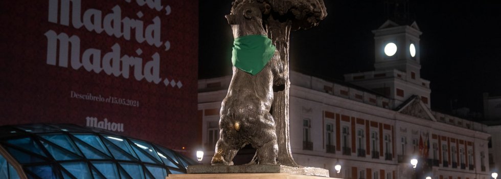 El Oso y el Madroño ha sido una de las estatuas afectadas