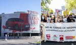 Toyota es líder en ventas en España, pero no produce al mismo nivel (su furgoneta Proace City la fabrica Stellantis en Vigo), y las protestas no impidieron que Nissan dejara de fabricar coches en Barcelona, ahora solo los vende y produce componentes / Fotos: Pablo Moreno