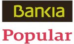 Logotipos de Bankia y del Banco Popular