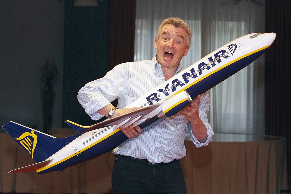 Michael O'Leary, CEO de Ryanair. El sindicato denuncia competencia desleal de la aerolínea contra el resto de compañías aéreas, incluyendo las de bajo coste