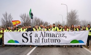 Manifestación de la plataforma en defensa de Almaraz el 18 de enero de 2025