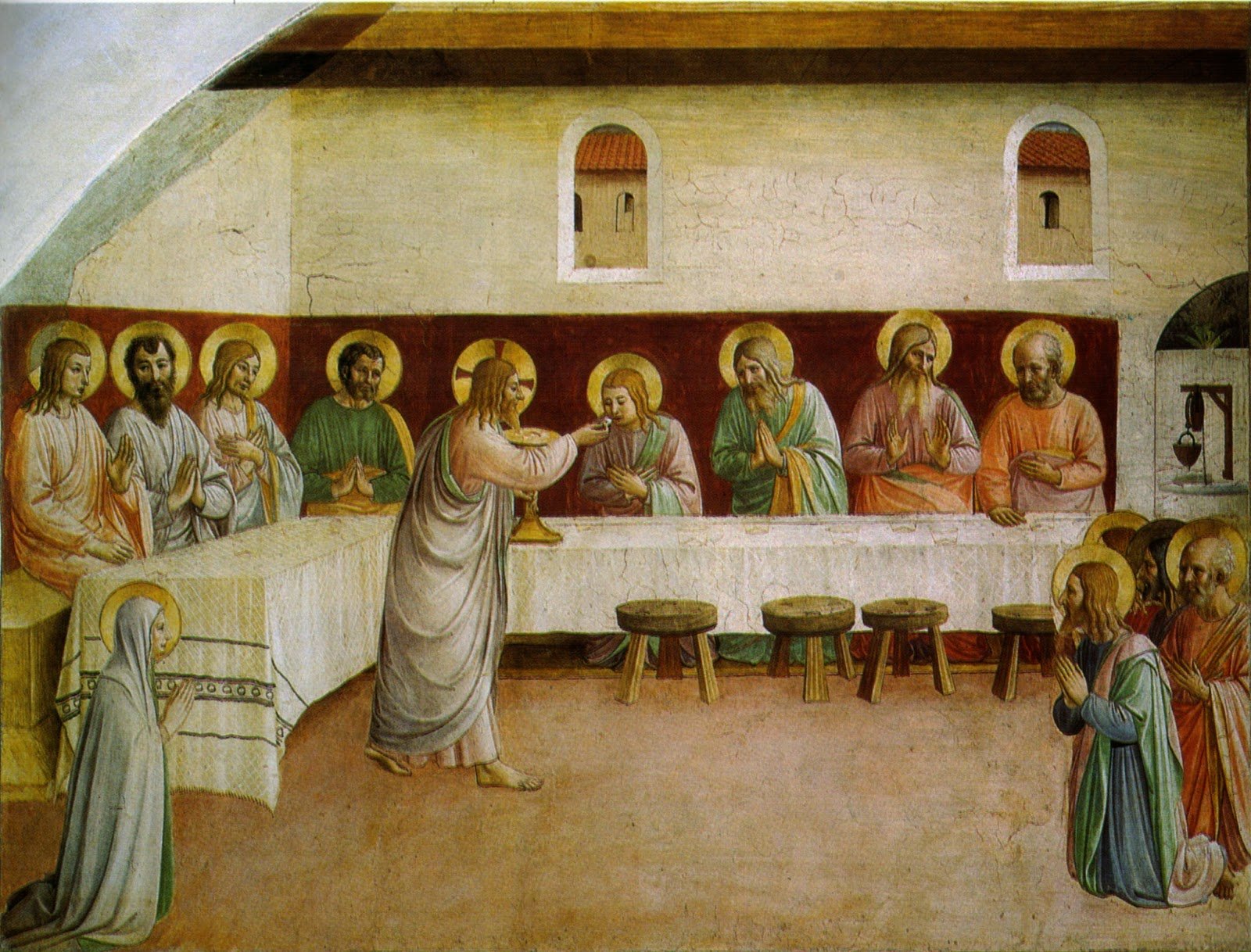 ‘Comunión de los apóstoles’, de Fra Angélico