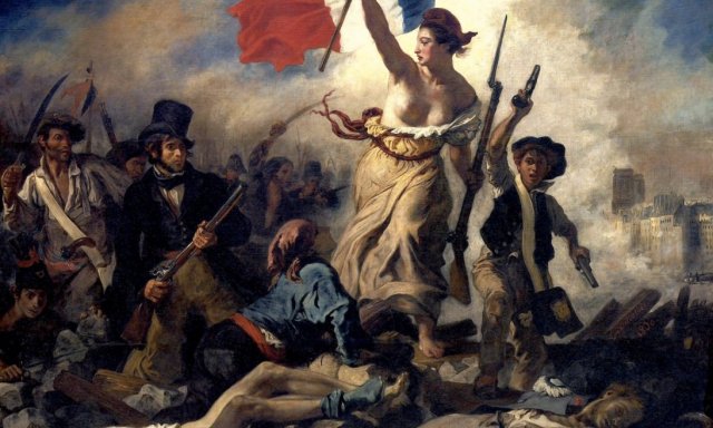 La Libertad guiando al pueblo, cuadro de Eugène Delacroix La Libertad guiando al pueblo, cuadro de Eugène Delacroix