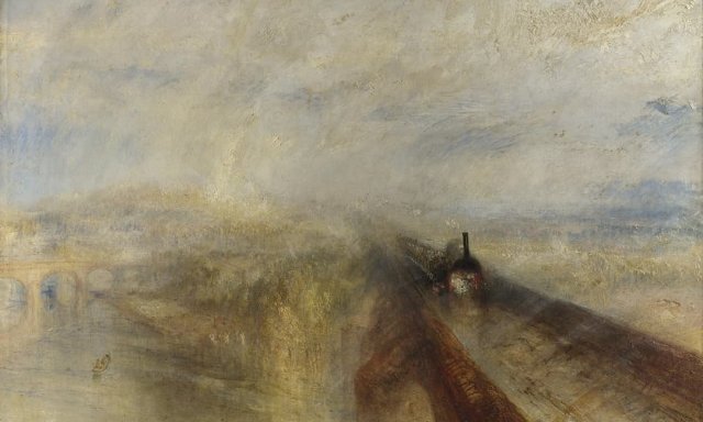 Lluvia, vapor y velocidad, Gran Ferrocarril del Oeste, cuadro de Turner Lluvia, vapor y velocidad, Gran Ferrocarril del Oeste, cuadro de Turner