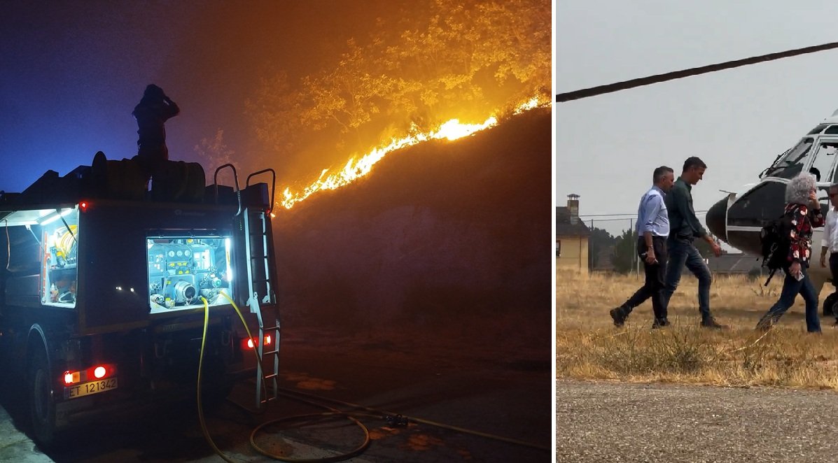 Sánchez vuelve a visitar zonas de los incendios, pero no se libra de los gritos de protesta de los vecinos