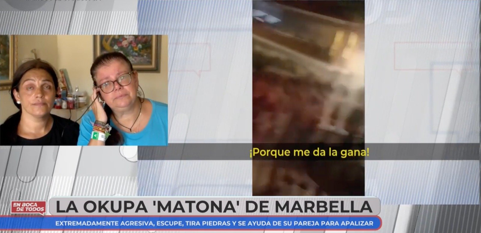 Lina explica su caso al programa 'En Boca de Todos' Lina explica su caso al programa 'En Boca de Todos'