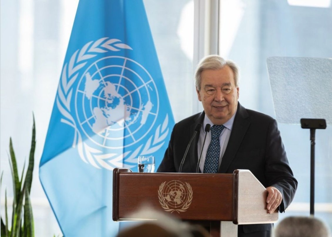 António Guterres (ONU): "La vida de los rehenes también podría correr peligro" / Foto: cuenta personal en X
