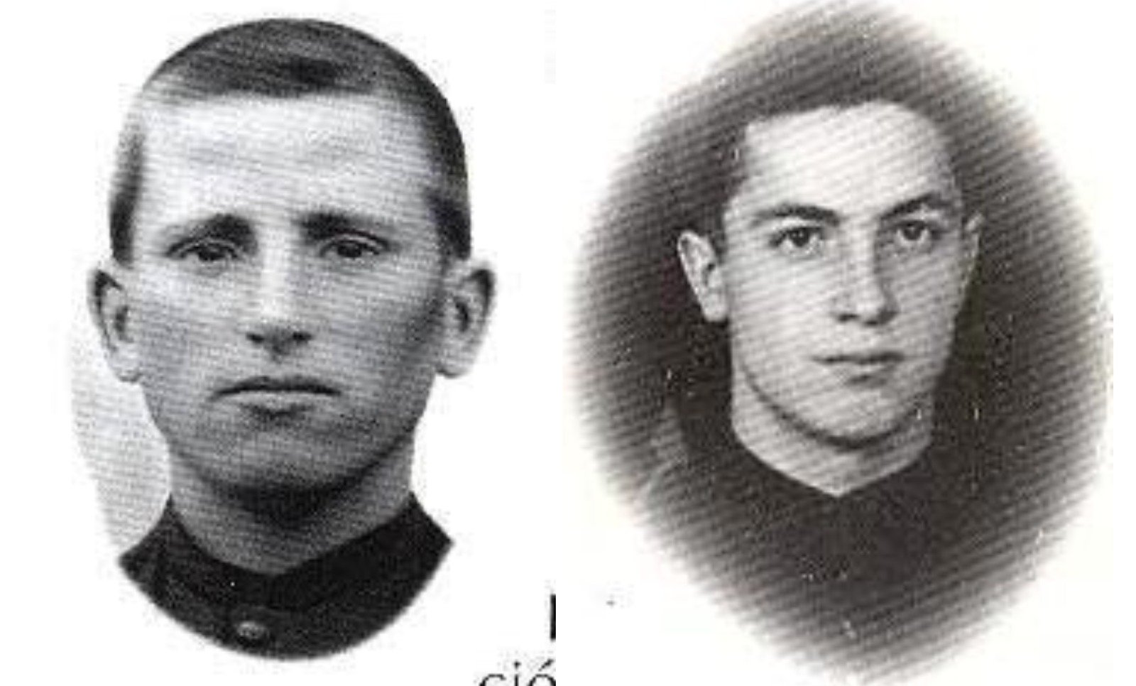 Los beatos mártires, religiosos de la Congregación de los Oblatos de María Inmaculada, Justo González Lorente y Pascual Aláez Medina de Villaverde de Arcayos (León).